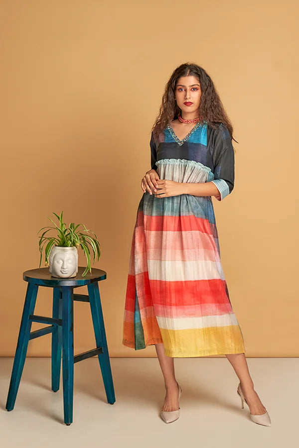 Dora A-Line Dress Beetroot Dora A-Line Dress Beetroot